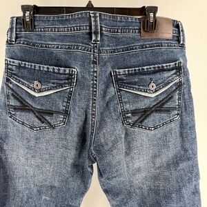TK Axel Mens 36x32 (31.5) Slim Boot‎  Denim Jeans Cross Pockets stretch